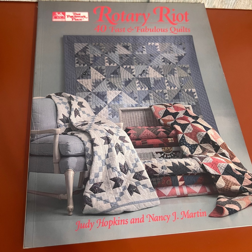 Rotary Riot 40 Fast & Fabulous Quilts Judy Hopkins Nancy J Martin Book 1991